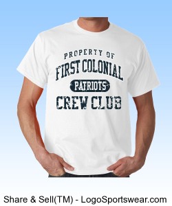 Property of FC Crew Cotton T's Design Zoom